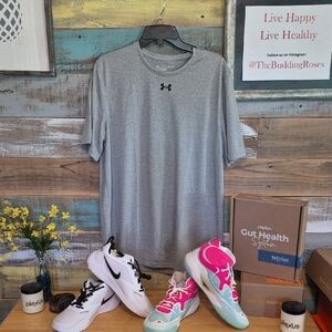 Under Armour Heather Gray Athletic Tee